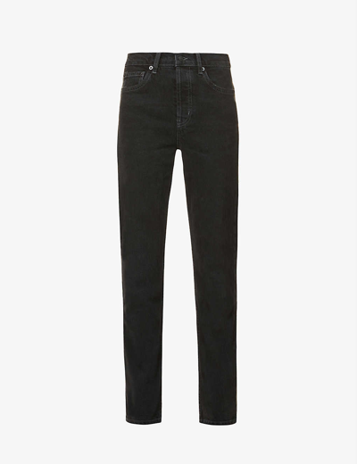 Rails The Topanga High Waist Straight Leg Jeans In Tarmac | ModeSens