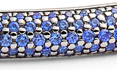 Shop John Hardy Classic Chain & Gemstone Cuff Bracelet In Silver/ Blue Sapphire