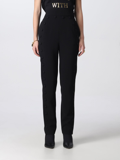 Moschino Pants  Couture Woman Color Black In Black