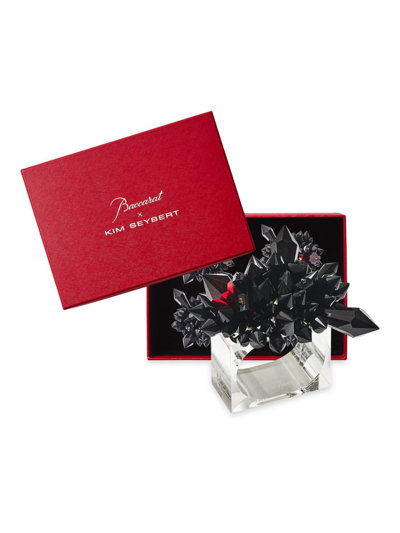 Shop Kim Seybert Zénith Four-piece Napkin Ring Set In Black