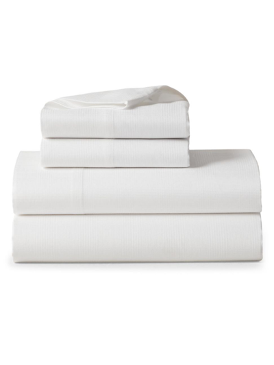 Shop Ralph Lauren Lovan Jacquard Fitted Sheet In White