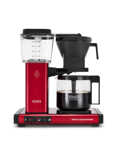 Shop Moccamaster Kbgv Coffee Maker In Candy Apple Red
