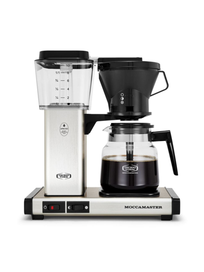 Shop Moccamaster Kb Coffee Maker In Silver