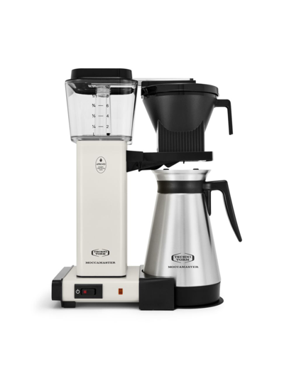 Shop Moccamaster Kbgt Coffee Maker In Off White