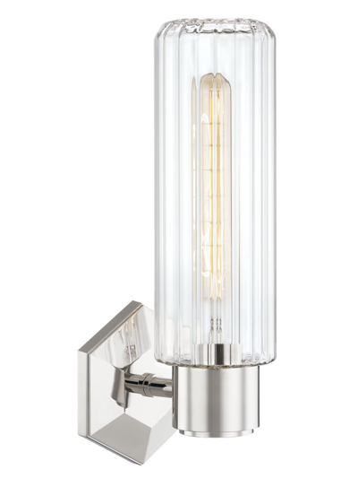 Shop Hudson Valley Lighting Roebling 1-light Wall Sconce In Polished Nickel