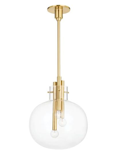 Shop Hudson Valley Lighting Hempstead 3-light Pendant In Aged Brass