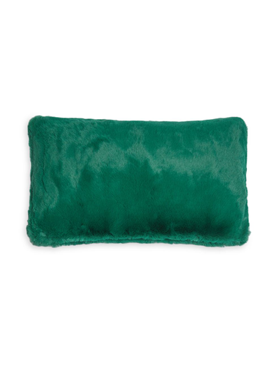 Shop Apparis Cicly Faux Fur Pillowcase In Verdant Green