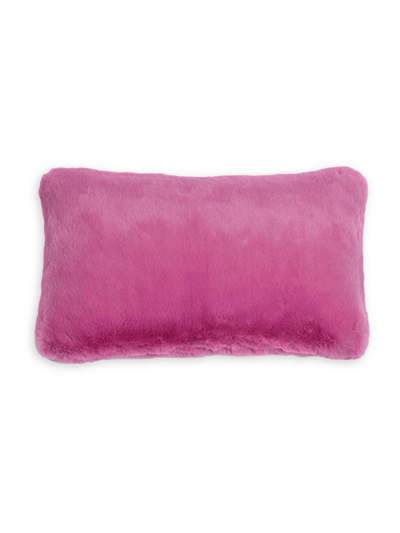Shop Apparis Cicly Faux Fur Pillowcase In Pink