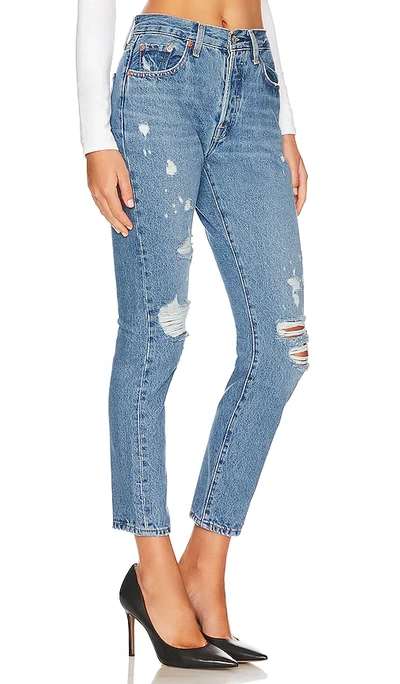 Levi's Blue 501 Skinny Jeans | ModeSens