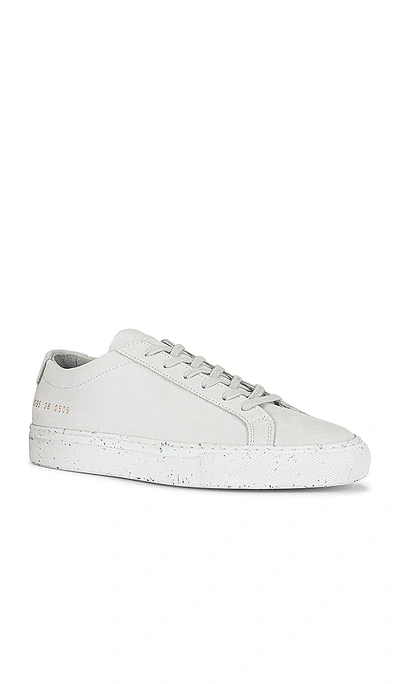 Shop Common Projects Achilles Nubuck Confetti Sneaker In White