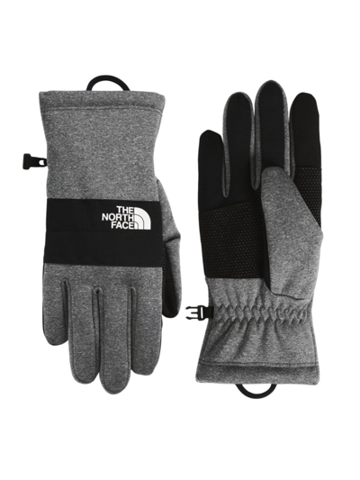 The North Face Men's Sierra Etip Gloves In Tnf Medium Grey Heather |  ModeSens