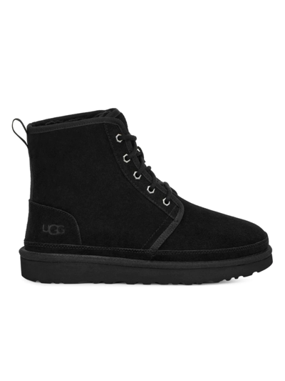 Shop Ugg Men's Neumel Suede High-top Chukka Boots In Black