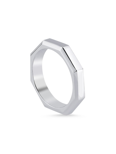 Shop Ascher Women's Luminescence 18k White Gold Polished Celestial Ring