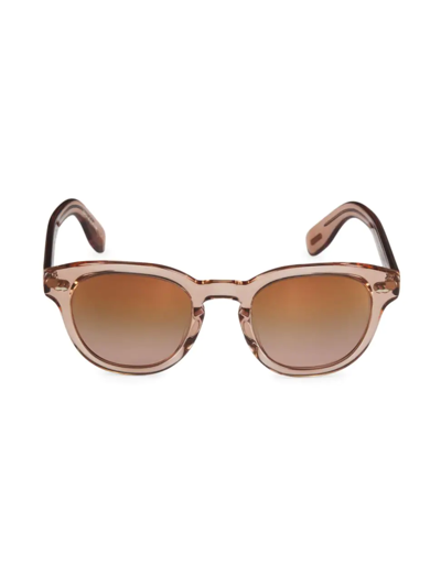 Shop Oliver Peoples Women's Cary Grant 50mm Pillow Sunglasses In Pink