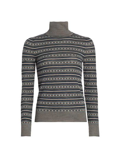 Ulla Johnson Bridget Wool-blend Fair-isle Sweater In Moonlight | ModeSens