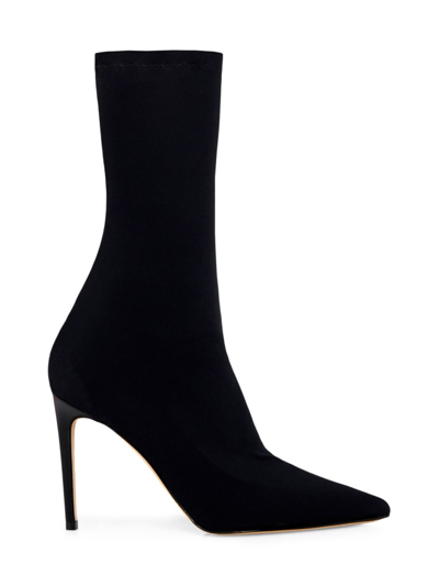 Shop Prota Fiori Women's Silene 100mm Apple Skin Sock Boots In Nero