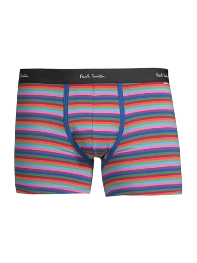 Shop Paul Smith Men's Striped Boxer Briefs In Neutral