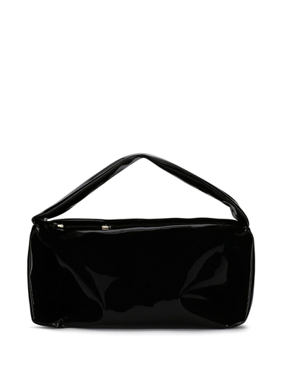 Shop Dolce & Gabbana Soft Patent Leather Shoulder Bag In Black