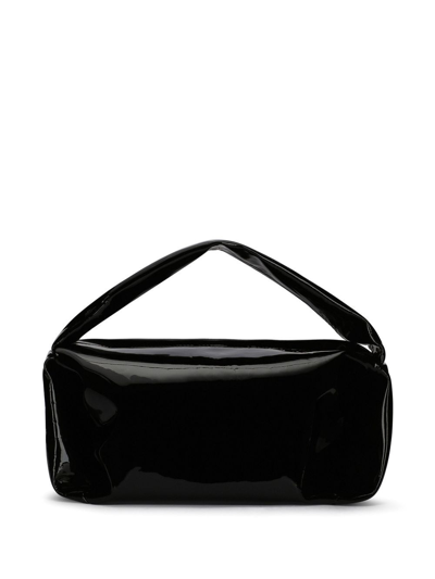 Shop Dolce & Gabbana Soft Patent Leather Shoulder Bag In Black