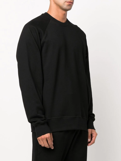 Shop Canada Goose Huron Crew-neck Sweatshirt In Black