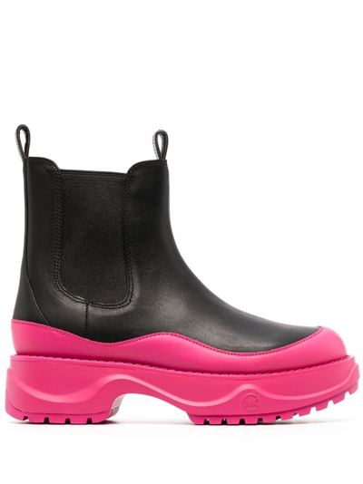 Shop Michael Michael Kors Dupree Colour-block Boots In Black