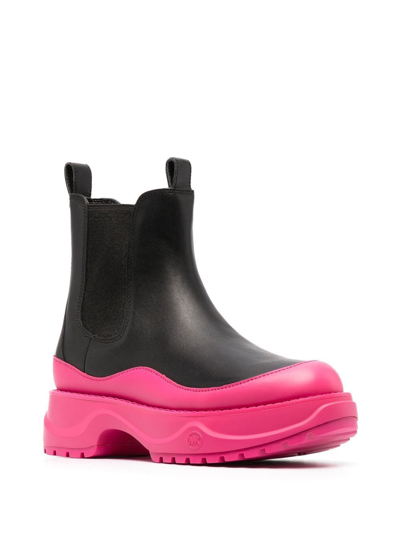Shop Michael Michael Kors Dupree Colour-block Boots In Black