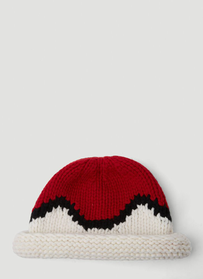 Shop Kenzo Chunky Knit Hat In Multi