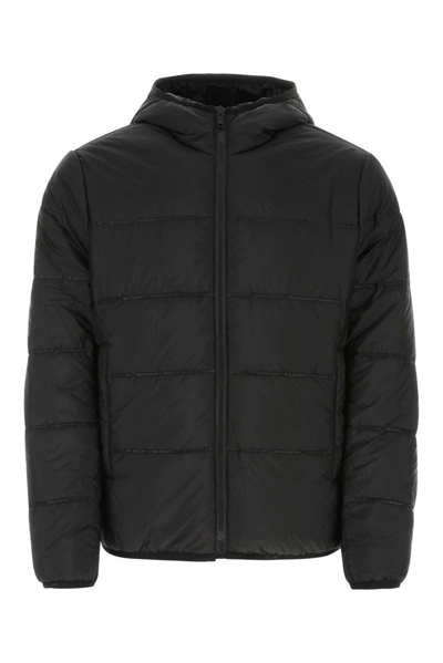 Shop Givenchy Hooded Padded Jacket In Black