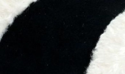Revitalign Clara Orthotic Faux Fur Lined Slide Slipper In Black