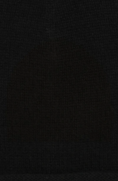 Shop Vince Boiled Cashmere Chunky Knit Beanie In Black