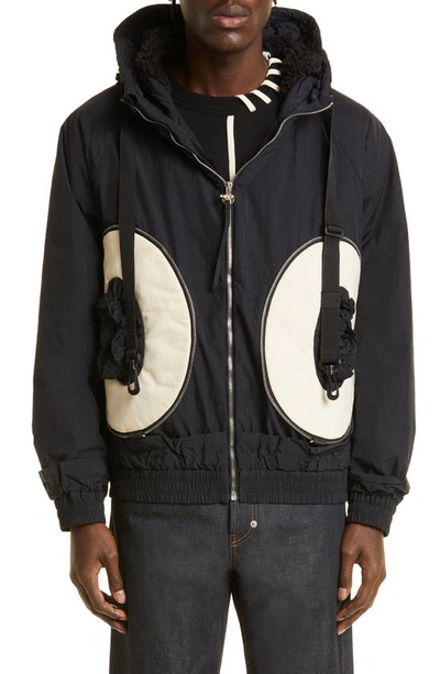 Shop Craig Green Recycled Nylon Packable Jacket In Black