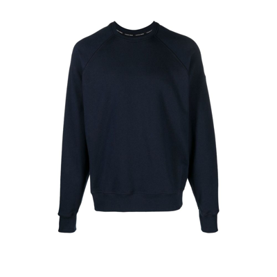 Shop Canada Goose Blue Huron Cotton Sweatshirt