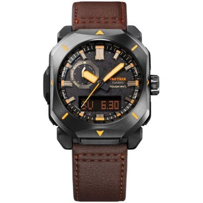 Pre-owned Casio Prw-6900yl-5jf [protrek Climber Line Men's Leather Band] Japan Domestic