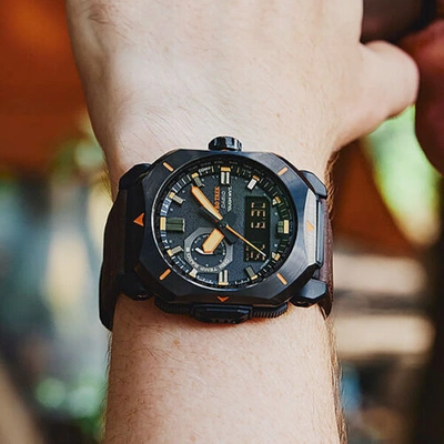 Pre-owned Casio Prw-6900yl-5jf [protrek Climber Line Men's Leather Band] Japan Domestic