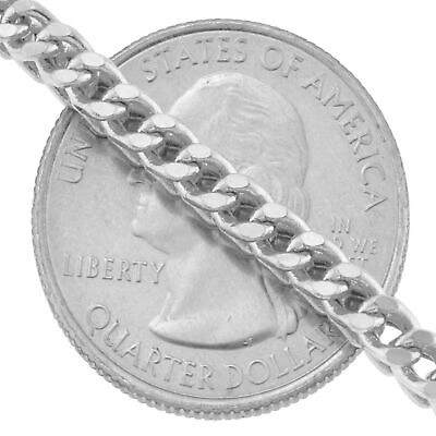 Pre-owned Wheat Franco 10k White Gold Mens 3mm Franco Square Box Foxtail Wheat Necklace Chain 26"
