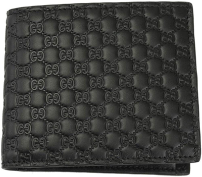 Gucci Guccissima Leather Bi-Fold Wallet on SALE