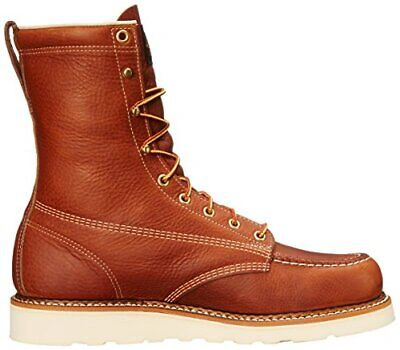 Pre-owned Thorogood 814-4201 American Heritage 8″ Tobacco Toe Maxwear Wedge™ In Brown
