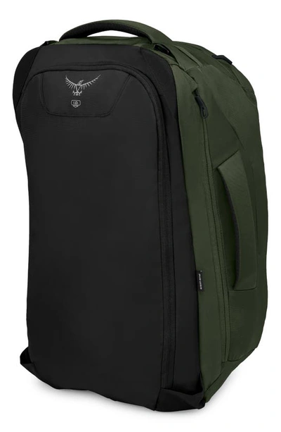 Osprey Farpoint 40-liter Travel Carry-on Backpack In Gopher Green