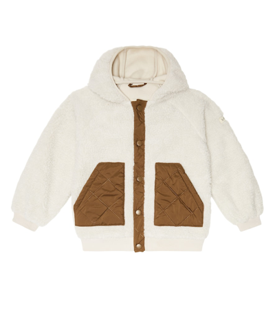 Shop Liewood Yves Teddy And Softshell Jacket In Sandy/golden Caramel Mix