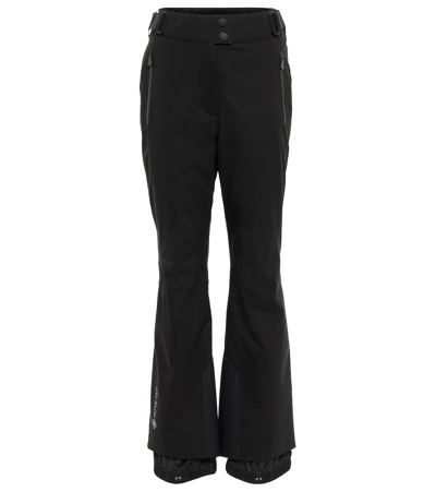 Shop Moncler Flared Ski Pants In Black
