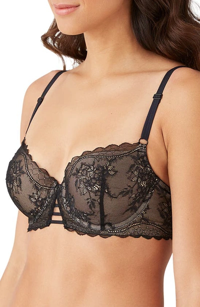 B.tempt'd By Wacoal No Strings Attached Underwire Balconette Bra In Night