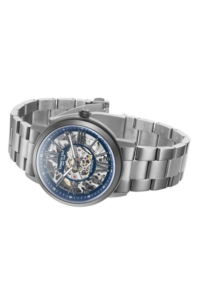 Shop Kenneth Cole Automatic Bracelet Watch, 43mm In Gunmetal