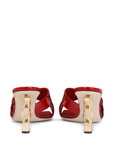 Shop Dolce & Gabbana Sandals Red