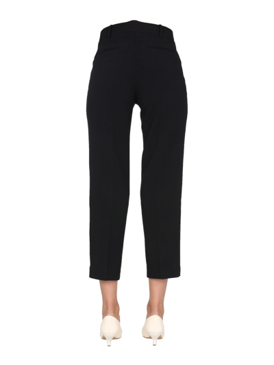 Shop Michael Michael Kors Cropped Trousers In Black