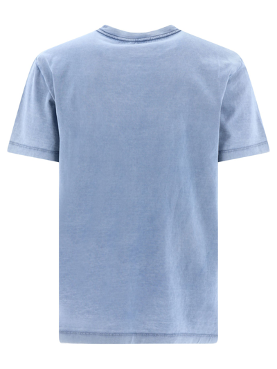 Shop Roberto Collina Washed Out T-shirt In Light Blue