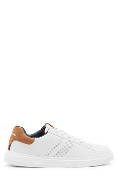 Shop Ben Sherman Hardie Trainer Sneaker In White / Tan Pu