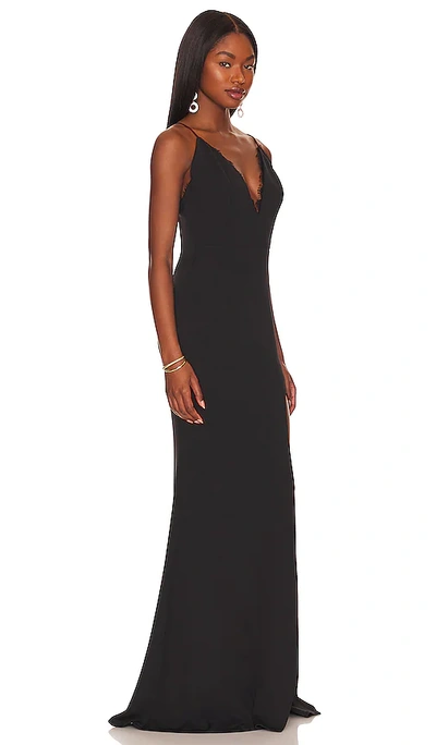 Shop Katie May Saylor Gown In Black