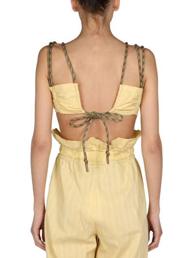 Shop Miista Mara Top In Yellow