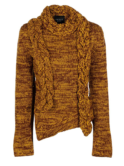 Shop A.w.a.k.e. Mode Multi Braid Melange Sweater