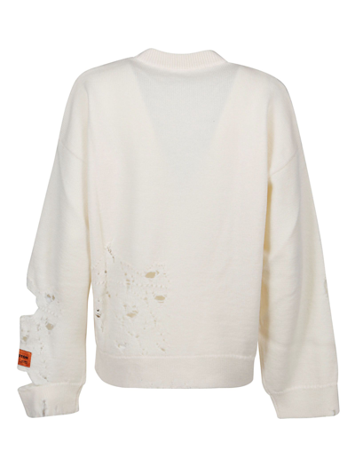 Shop Heron Preston Women's White Other Materials Sweater